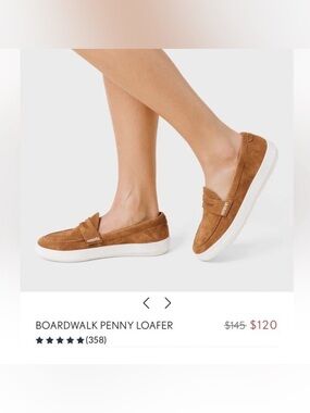Patina Boardwalk Suede Penny Loafer